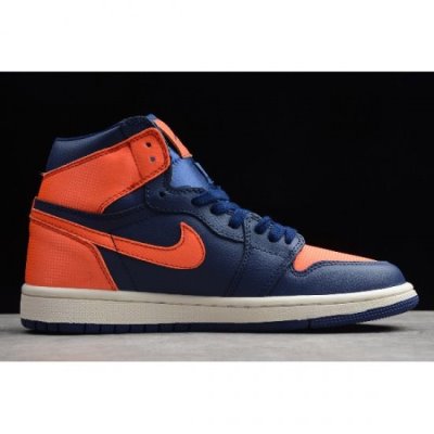 Nike Air Jordan 1 Retro High Premium Mavi Basketbol Ayakkabısı Türkiye - S82TTEVP